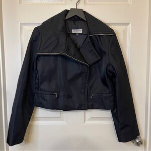 Giorgio Armani Short Single Breasted Jacket Black Size 10